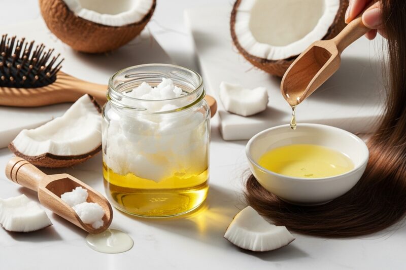 Ile razy w tygodniu można stosować olej kokosowy na włosy?