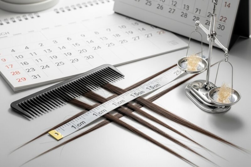 Ile rosną włosy w miesiąc?