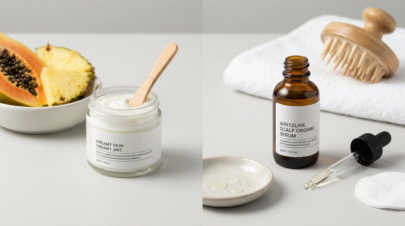 Peeling enzymatyczny czy kwasowy do skóry głowy – czym się różnią?