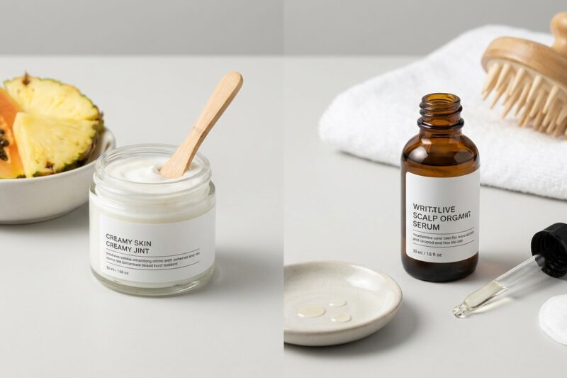 Peeling enzymatyczny czy kwasowy do skóry głowy – czym się różnią?