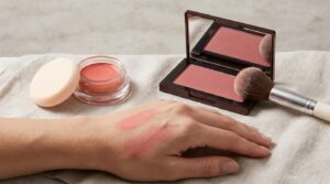 Róż w kremie czy w kamieniu – który daje bardziej naturalny efekt?