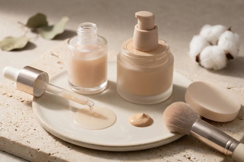 Skin tint czy podkład – czym się różnią i co wybrać do lekkiego makijażu?